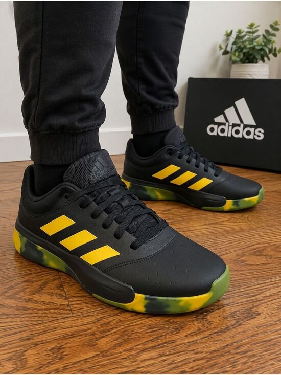 adidas Other - Adidas Black & Yellow Athletic Sneakers | New With Tags | Camo Sole Detail.